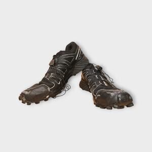 Womens SALOMON Speed Cross 4 Black Sneaker Shoes Size 6.5